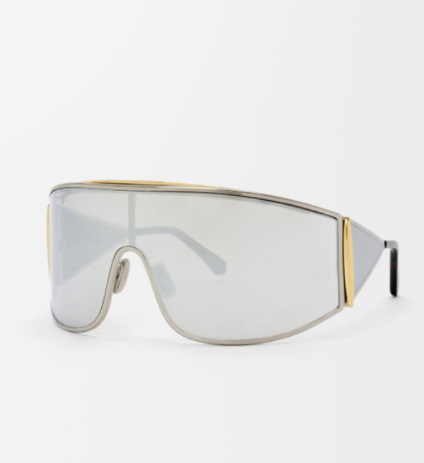 Shield-shaped sunglasses