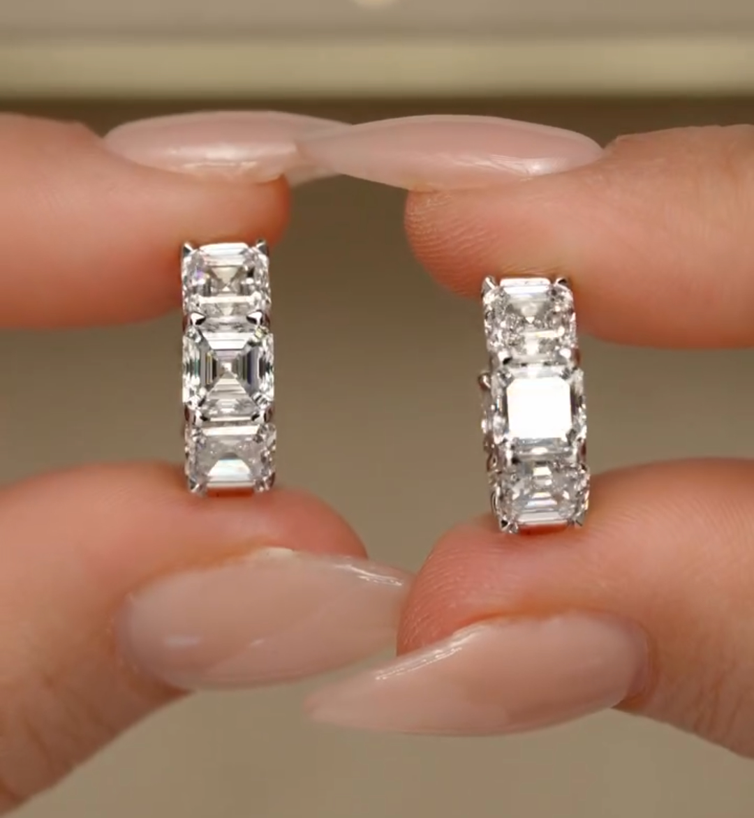 Diamond earrings