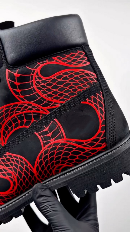 RED SNAKE Boots