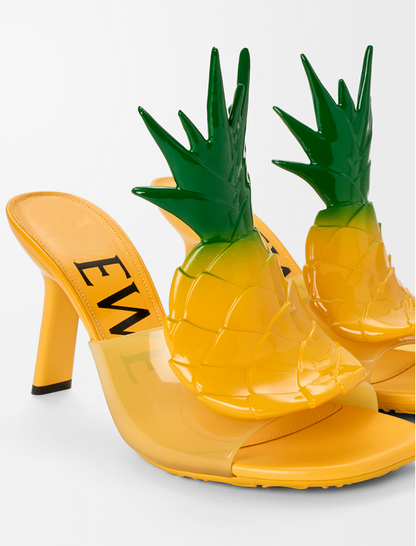 Petal pineapple sandal in PVC