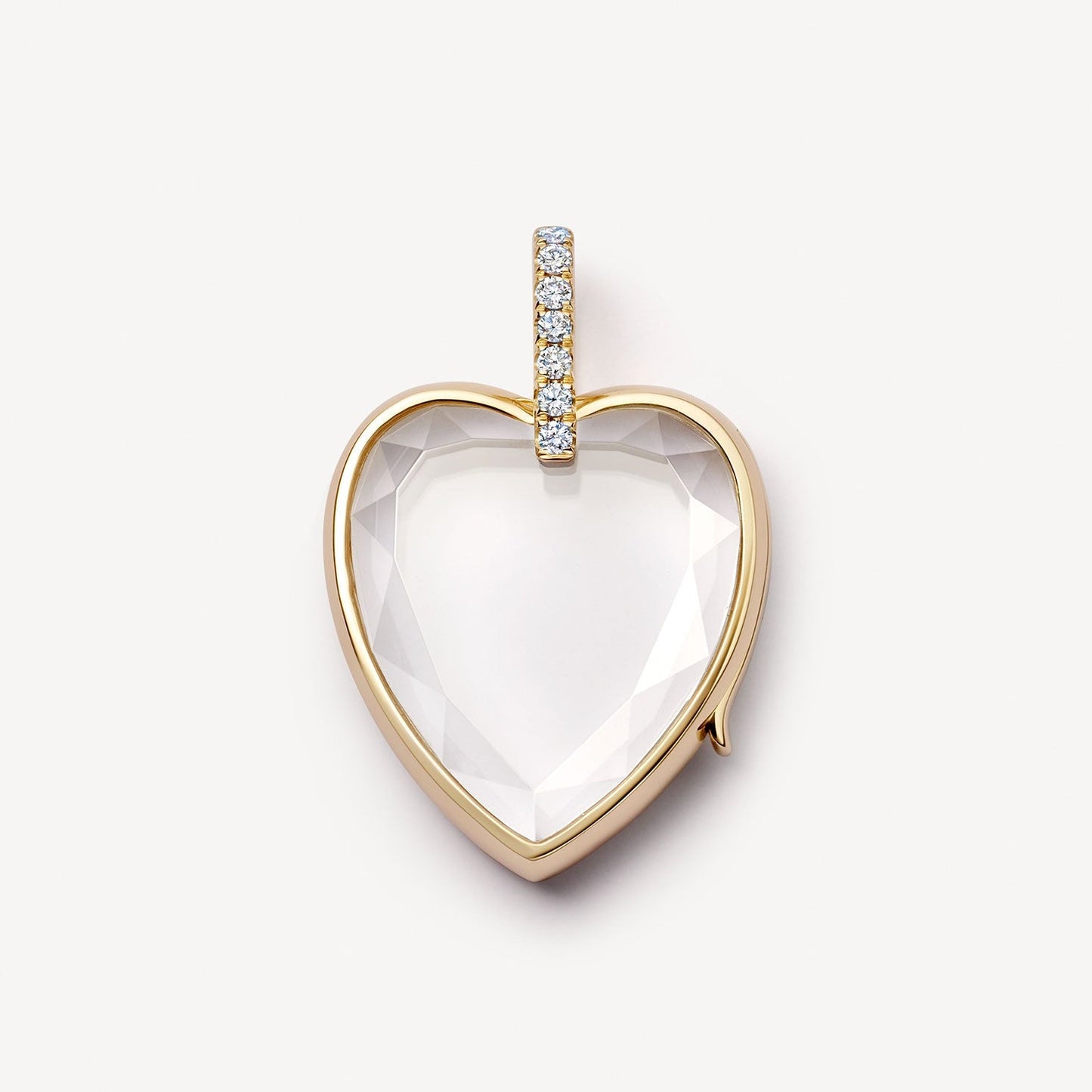 Openable and closable transparent DIY pendant necklace