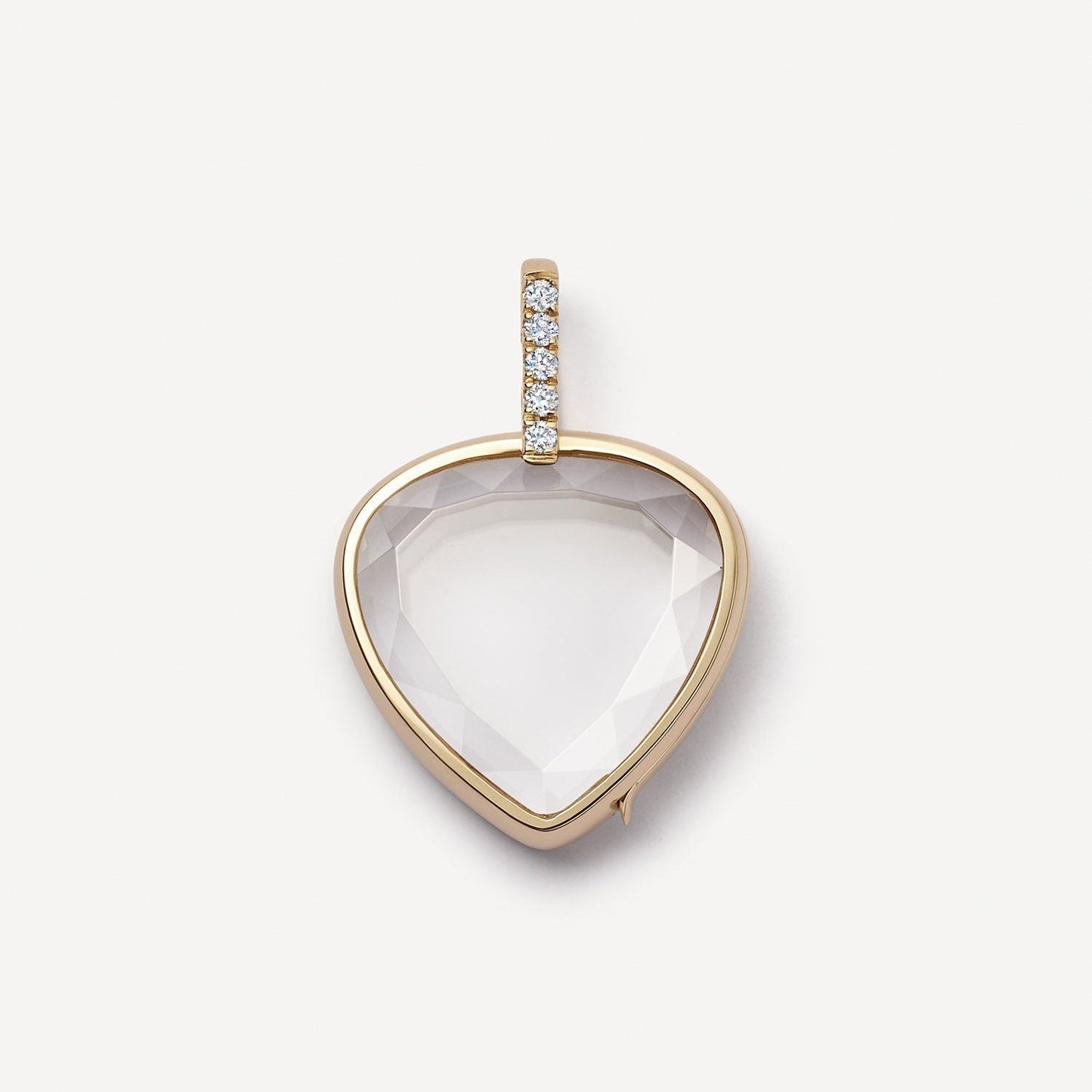 Openable and closable transparent DIY pendant necklace