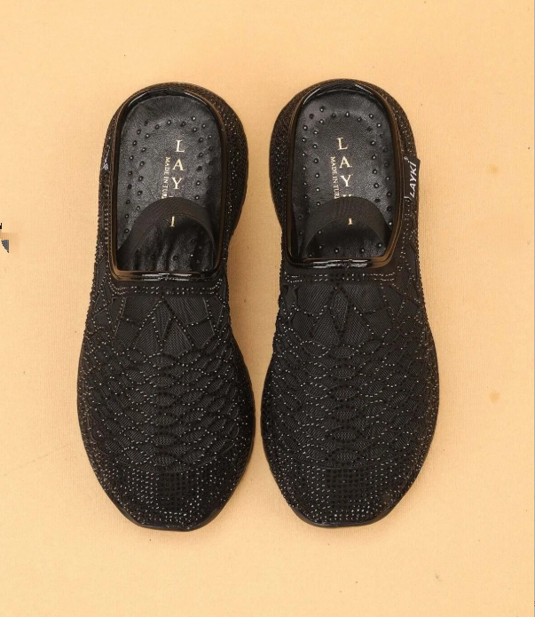 Gem-Textured Luxury Orthopedic Summer Sandals