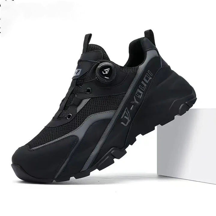 Breathable Casual Cowhide Chunky Sole Height-Enhancing Sneakers