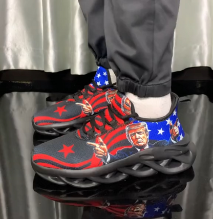 Printed basketball shoes