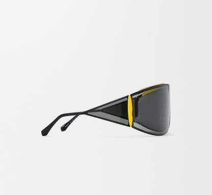 Shield-shaped sunglasses