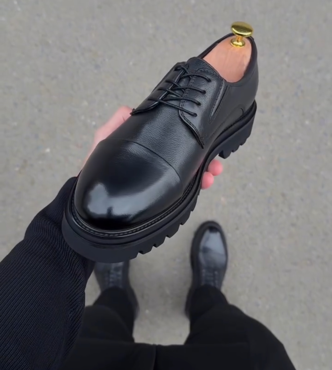 Handmade genuine leather loafers