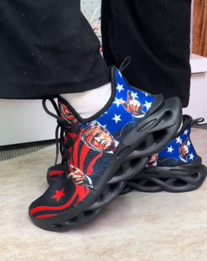 Printed basketball shoes