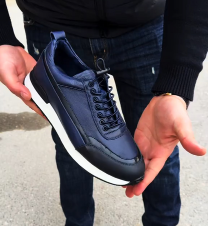 Leather casual shoes