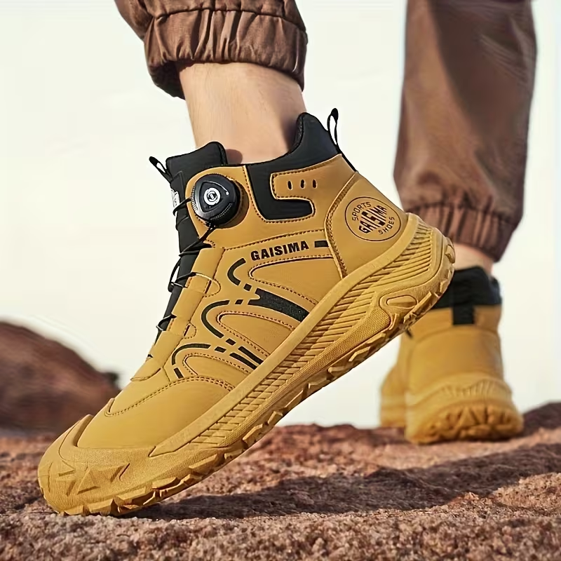 Men's High-Top Outdoor Hiking Work Boots