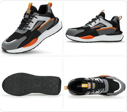 Breathable and puncture-resistant athletic shoes