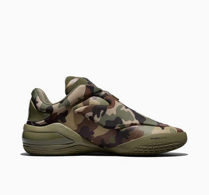 Camouflage shock-absorbing athletic shoes