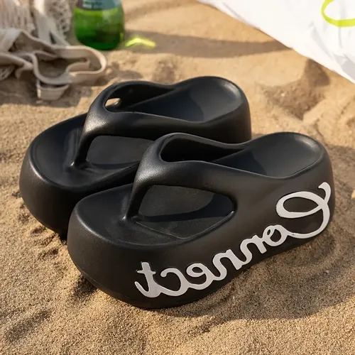 Platform beach sandals
