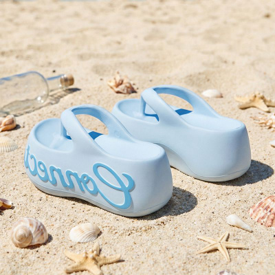 Platform beach sandals