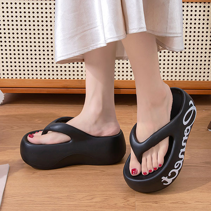 Platform beach sandals