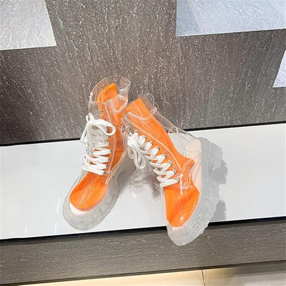 Transparent boots
