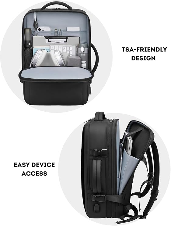 Vacuum backpack with air pump