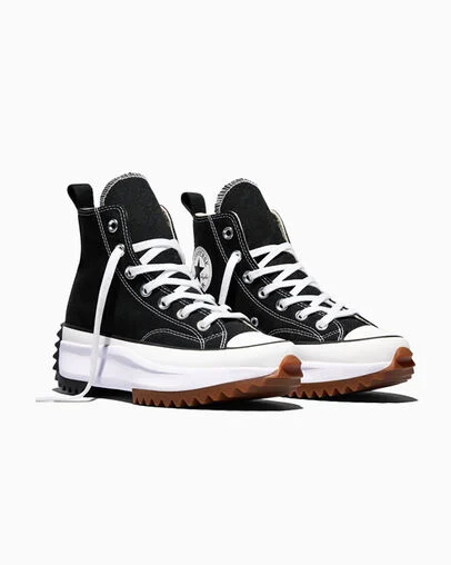 Platform canvas shoes