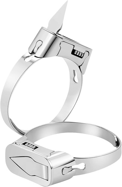Multifunctional self-defense ring