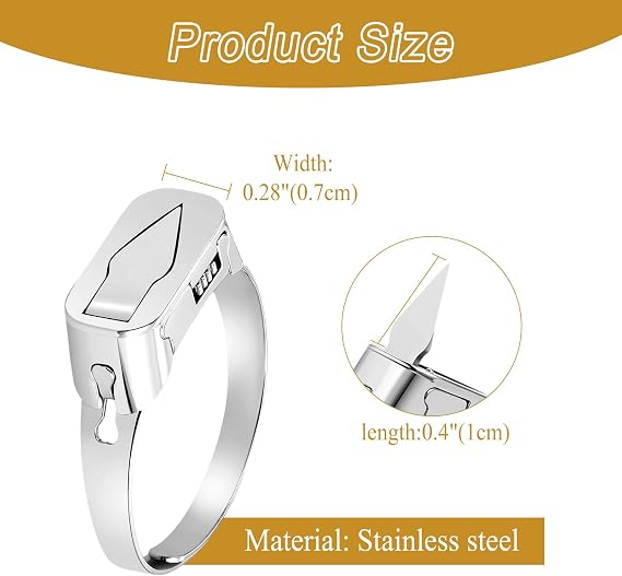 Multifunctional self-defense ring