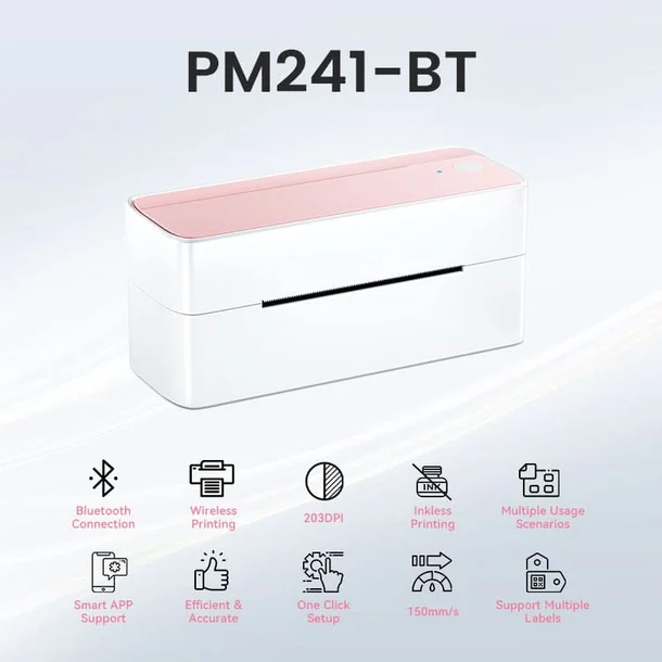 Bluetooth freight label printer