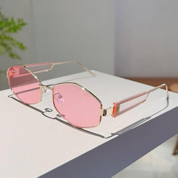 Stylish Retro Hexagonal Sunglasses