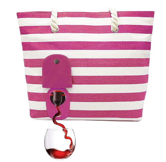 Concealed spout wine bag
