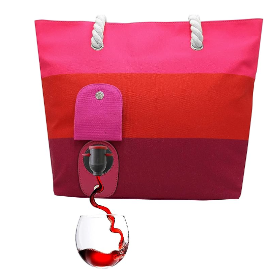 Concealed spout wine bag