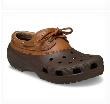 Casual lace-up clogs