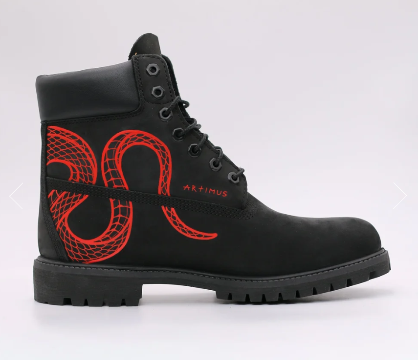 RED SNAKE Boots