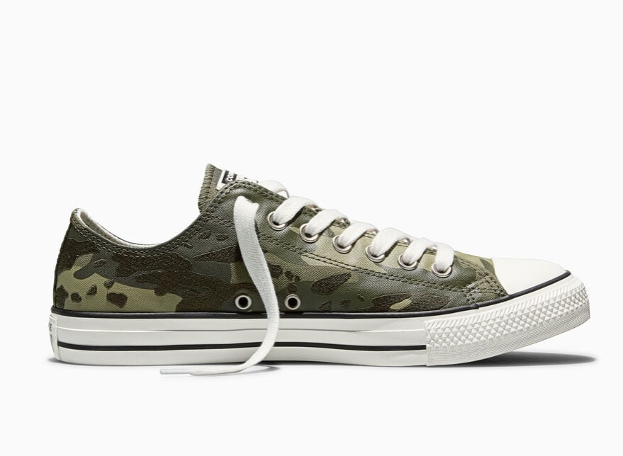 Wide camouflage casual shoes