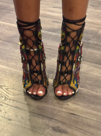 Crystal Ankle Boots