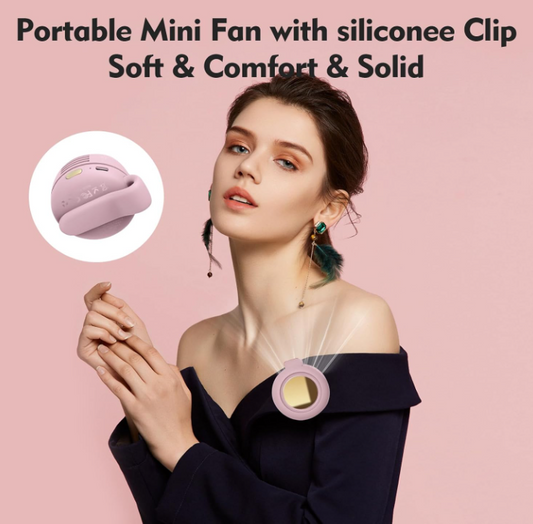 Portable silent mini bladeless electric fan