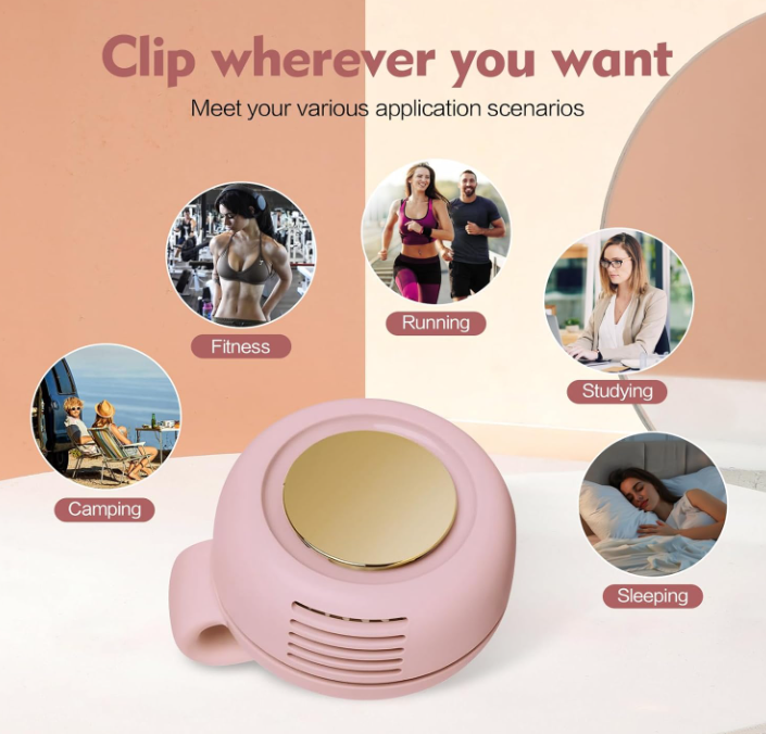 Portable silent mini bladeless electric fan