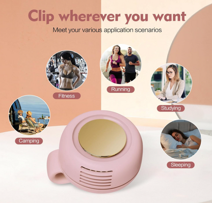 Portable silent mini bladeless electric fan