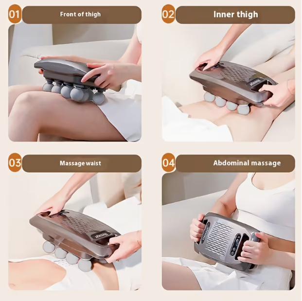 Powerful 8-head fascia gun – multi-functional settings