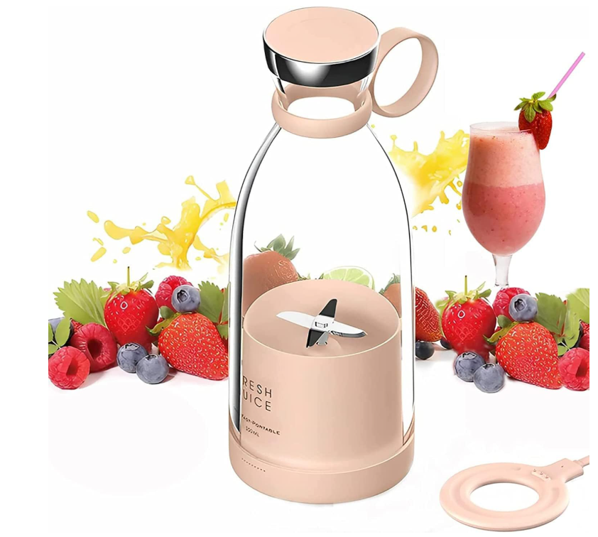 Personal portable fresh juice blender