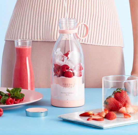 Personal portable fresh juice blender