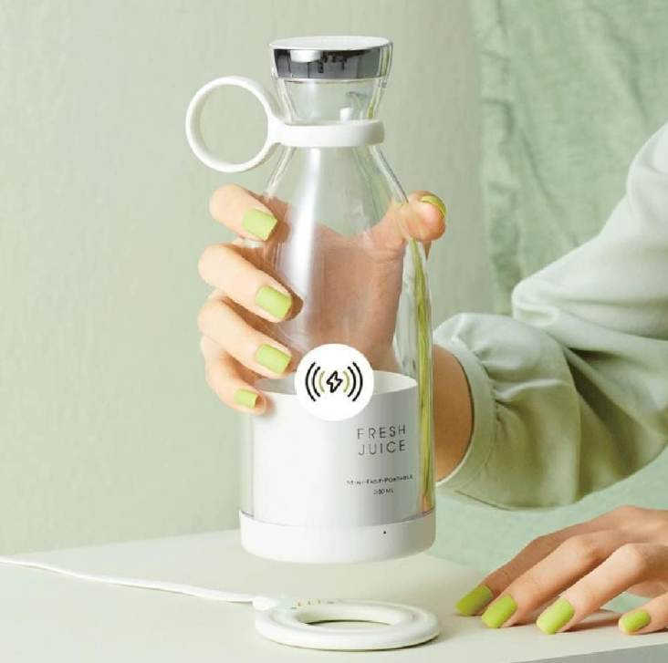 Personal portable fresh juice blender
