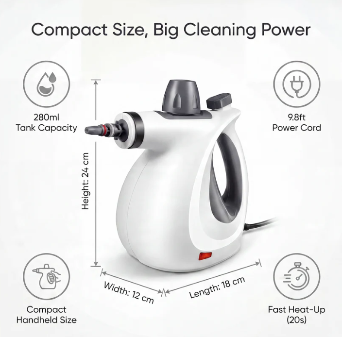 Multifunctional handheld cleaning machine for home use