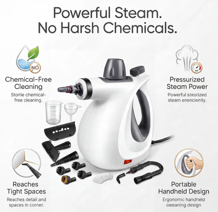 Multifunctional handheld cleaning machine for home use