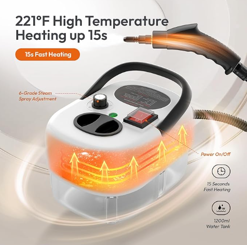 Multi-functional steam cleaner
