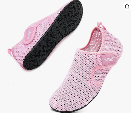 Swimming, beach, and water sports socks; quick-drying barefoot slippers.