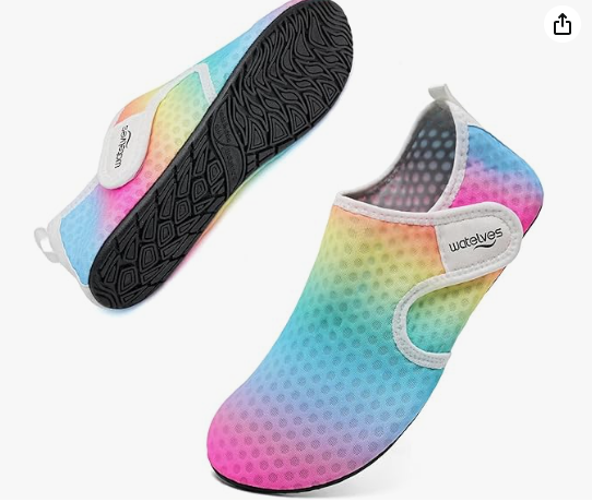 Swimming, beach, and water sports socks; quick-drying barefoot slippers.