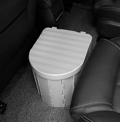 Car toilet seat, outdoor travel emergency portable toilet