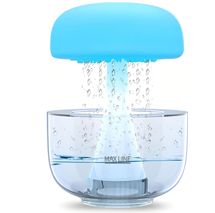 RainCloud Humidifier - Jellyfish Night Light and Essential Oil Diffuser