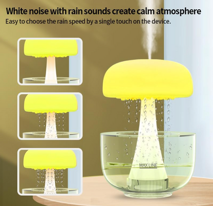 RainCloud Humidifier - Jellyfish Night Light and Essential Oil Diffuser