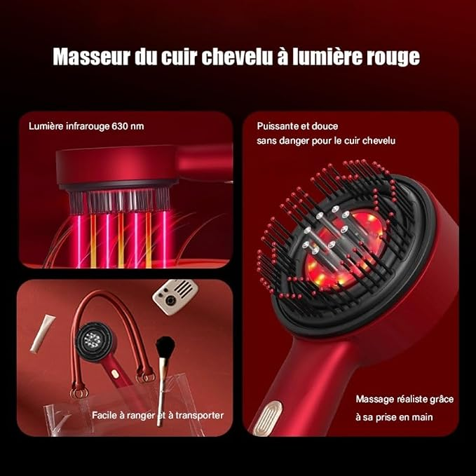 Red Light Scalp Massager