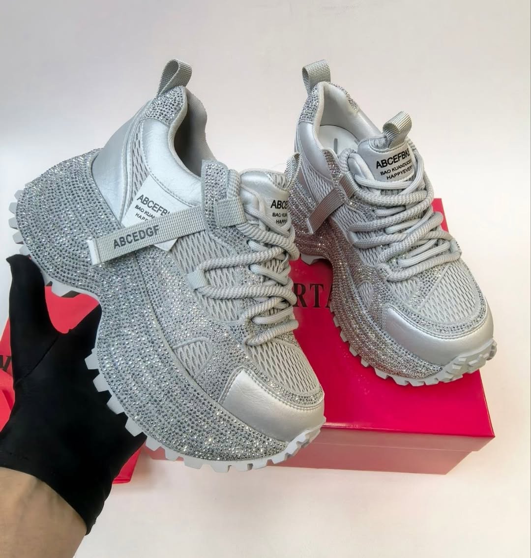 RVFA rhinestone chunky sneakers