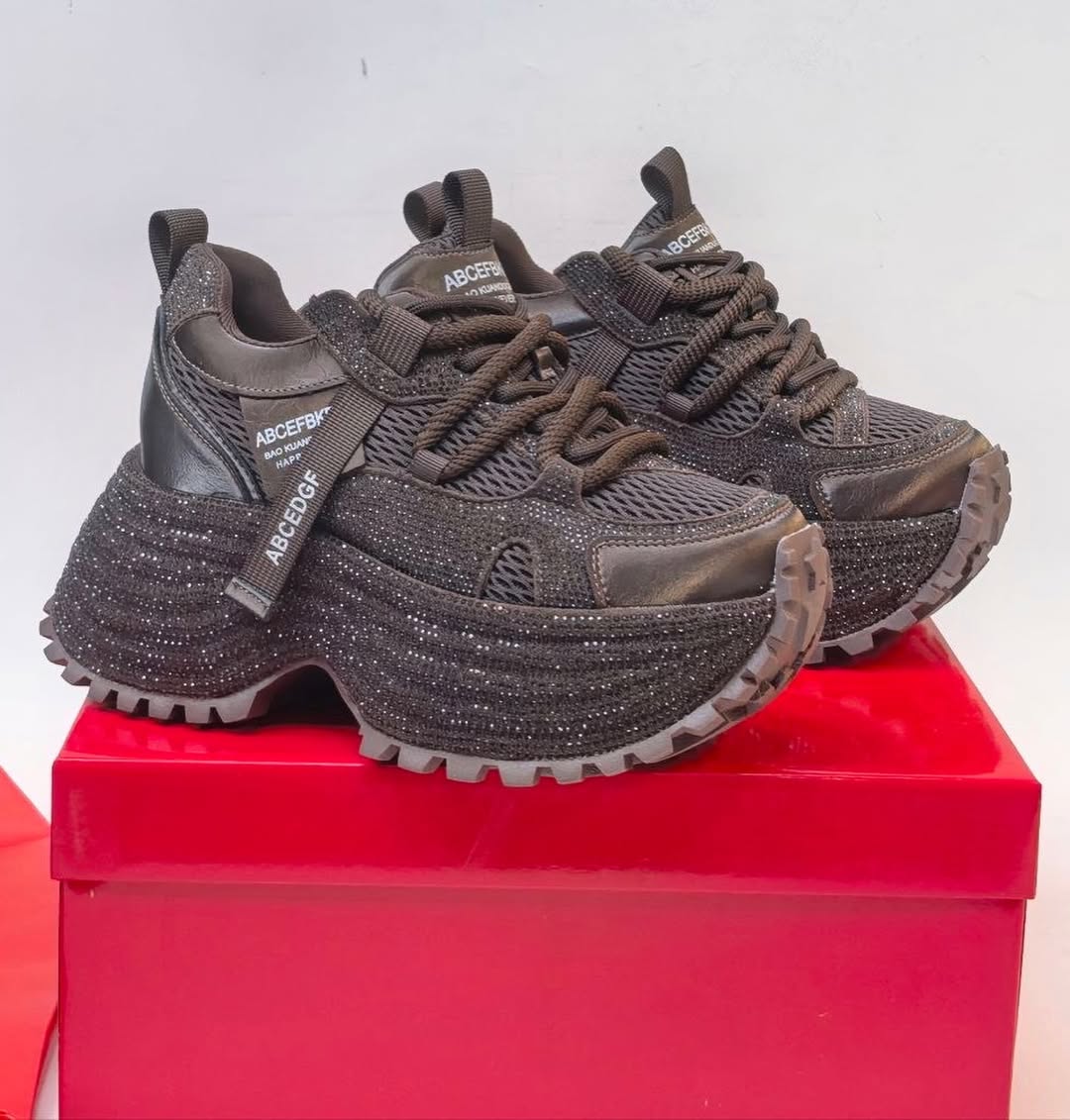 RVFA rhinestone chunky sneakers